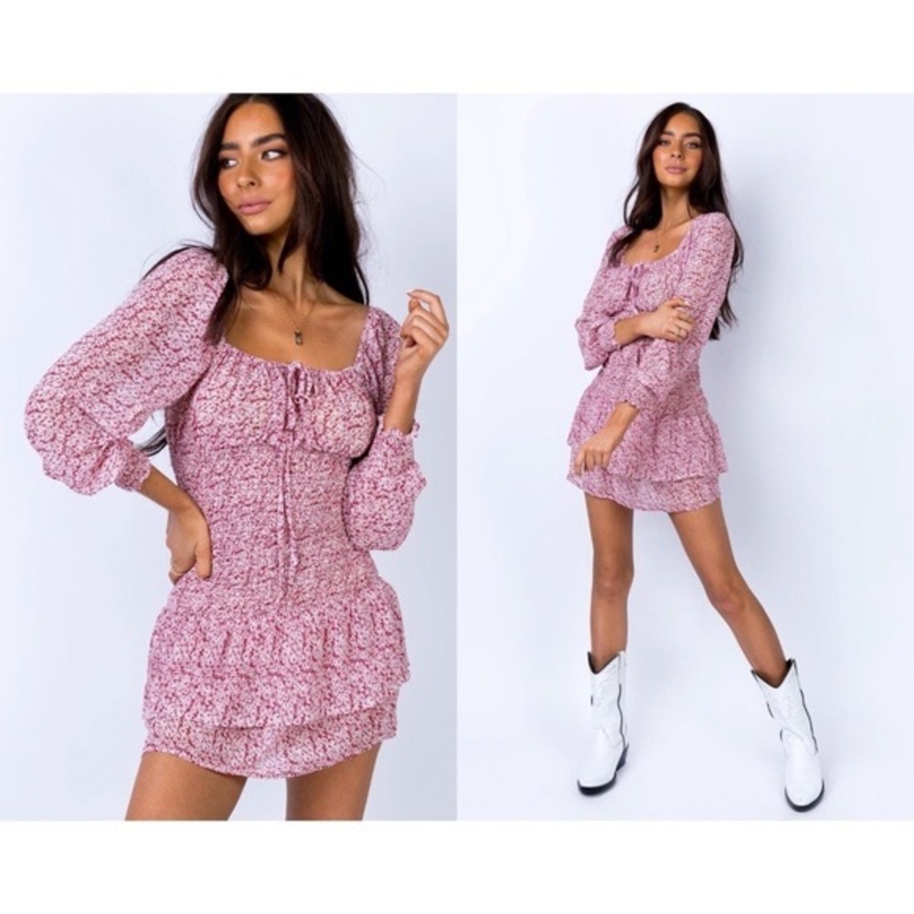 Princess Polly Corrillo Long Sleeve Dress
